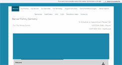Desktop Screenshot of bercierfamilydentistry.com
